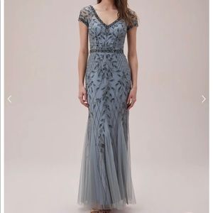NWT SIZE 4 SYLVEE OLEG CASSINI SAGE GOWN